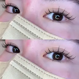 【撮影OKの方限定🩵】3D Lash × LED 🪄ྀི180本(60束)+コーティング仕上げ