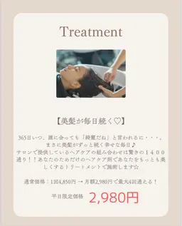 【サブスク】生トリートメント無限ループプラン🕊️