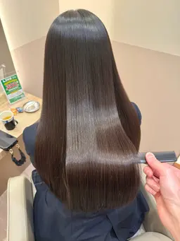【ご新規様限定】 Premium艶髪ストレート(縮毛矯正)+カット　¥20900→16900