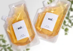 【カットSolトリートメント　ホームケアで毎日髪に潤いを髪質改善シャンプー&マスク付　】※ダメージ毛、エイジング毛に有効