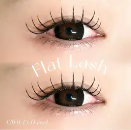 【お得な！💖当日限定！💖】　フラットラッシュ100本🌟+700円でプレカシ変更可(スタッフイチオシ)