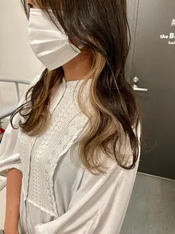 ✨【インナーカラー❤︎】カット&全体カラー＆インナーブリーチオンカラー&うるつやトリートメント✨