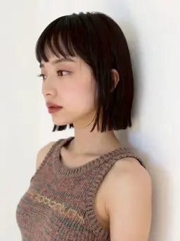 🫧切りっぱなしボブ+トリートメント🌸