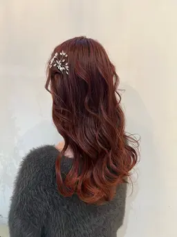 🥀ハーフアップor巻き下ろしアレンジ🥀(土日祝＋￥500)