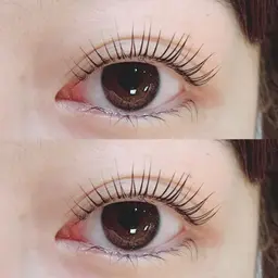 今大人気な韓国束感パリジェンヌ(上)+コーティング仕上げ✨