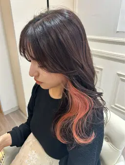 インナーカラー💛