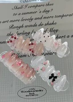 【春限定🍡🌸】ワンホンちゅるん春ネイル(4種類から選べる)