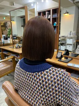 〈 お得セットメニュー 〉前髪縮毛矯正 ＋ 整えカット ＋ ワンカラー ＋ 艶トリートメント