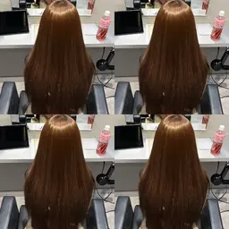 🦋カラー＋シールエクステ60本🦋((メンテナンスカット込)) 【人毛100%/スーパーロング/艶髪/透明感/秋葉原】