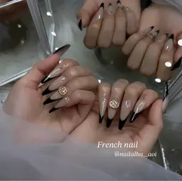 ［期間限定］オフ無し10本フレンチネイル〔スカルプ💎〕