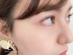 ＜オフ無しフラットラッシュ80本） ブラウン系カラーに変更可能：カラー変更＋550円～