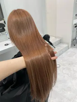 カット+縮毛矯正 (SH/B/Tr込)