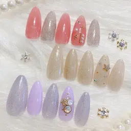 ワンカラー🩷1本アート付き♪（オフ込み）