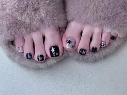 新店オープン✨フットネイル💕持ち込みデザイン