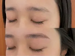 🪩U29 ふわっとナチュラル【眉毛 パーマ＆ワックス】💡脱色/カラー/カット毛🆖