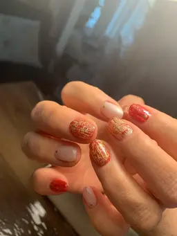 シンプルアート【メインアート　2本】　　　　　　　　　　　ハンドケア込み⭐️