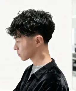 【新規｜海外風】フェード＋カット＋デザインパーマ