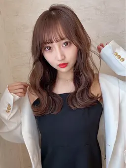 【学割U24限定】カット＋透明感カラー＋1STEP髪質改善トリートメント＋コテ巻きアレンジ♡