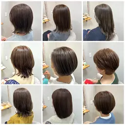 【大人気！脱白髪染め！】白髪ぼかしハイライト×ケアブリーチ込み¥11000