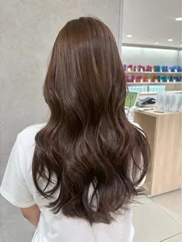 【💎ダメージケアしながらワンカラーよりも明るい色味】ブリーチなしWカラー+トリートメント