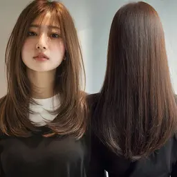 【⭐️🇰🇷ダメージレスで限りなく明るくしたい方に🇰🇷⭐️】カット➕ブリーチ無Wカラー➕潤いトリートメント