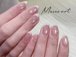 マグネット×フレンチネイル【新規】