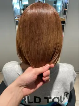 カット+髪質改善ストレート+Aujuaトリートメント