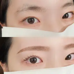 👒 アイブロウワックス(間引きなし) + 選べるまつ毛パーマ +眉メイク仕上げ👒