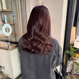 【 人気No.3 】カット+透明感カラー+Aujuaトリートメント