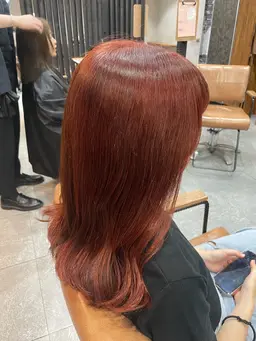 ブリーチなしダブルカラー🩷🩵