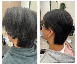 メンズ必見💡骨格補正カット＋髪質改善パーマ✨チリチリ毛にさよなら！