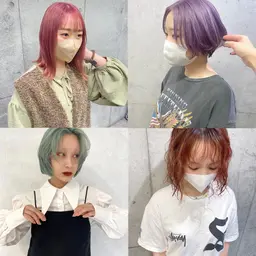 【土日クーポン⭐️】ダメージレス透明感🦋 イルミナカラー＋高保湿トリートメント