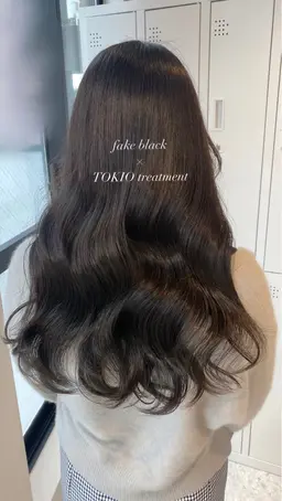 💎艶髪度𝐍𝐨. 𝟏💎Premium髪質改善ﾄﾘｰﾄﾒﾝﾄ＋艶カラー＋ﾒﾝﾃﾅﾝｽカット#高田馬場