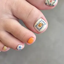 初回オフ無料フット🦶🏻10本アート