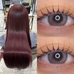 練習モデル🤍🫧ワンカラー&まつ毛パーマ🫧🤍【口コミサービスまつ毛パーマコーティング付き♪.＊°】