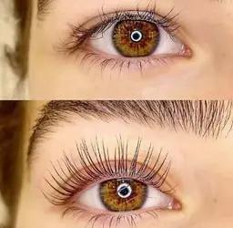 【パッチリ目元】 上下まつ毛パーマパリジェンヌラッシュリフト 可愛い目元に