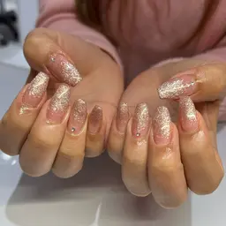 【長さだし10本】ワンカラーネイル/グラデーションネイル🫧