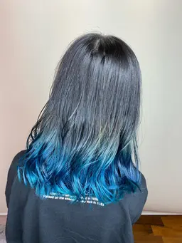 🦄ケアブリーチ＋グラデーションカラー🌈