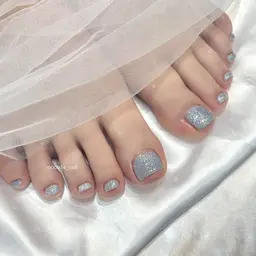 【 平日限定 】10%offフットネイル𖤐パーツ･デザイン代別途 パラジェル使用