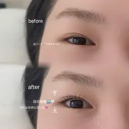まつげパーマ⭐️コーティング付き