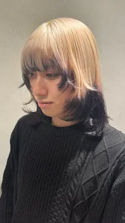 🍁ケアブリーチ＋デザインカラー＆3STEPトリートメント+毛先カット🍁