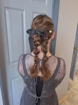 結婚式などのヘアセット♪