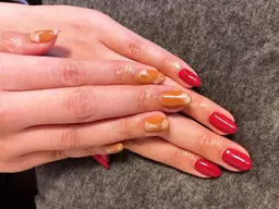 🌟シンプルジェルネイル2カラーまで🆗 ¥4400