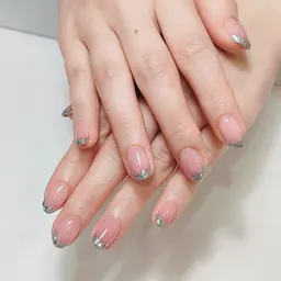 ♥2級ネイリスト♥ガラスフレンチ4,800＋オフあり600