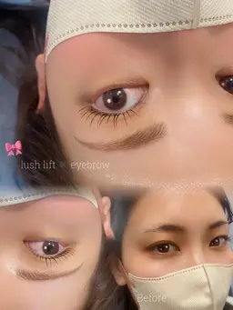 アイブロウ×眉染め