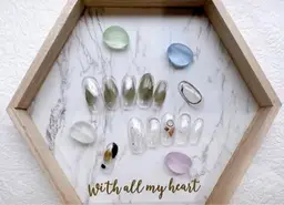 ハンド定額petitコース✨️ クリアなニュアンスデザイン30種類✨️カラーストーン変更無料【オフありの方はこちら】