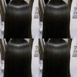 暗染め✝️黒染め🖤就活やバイト用に✨落とせる黒染め✨2stepTR&超音波アイロン付き💫髪質改善