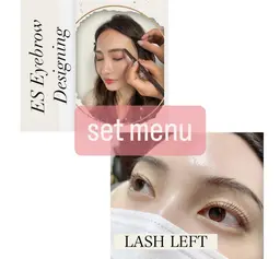 《ご新規様価格🌿》[お得セットMENU🍀]美眉スタイリング＆ダメージレスまつ毛パーマ