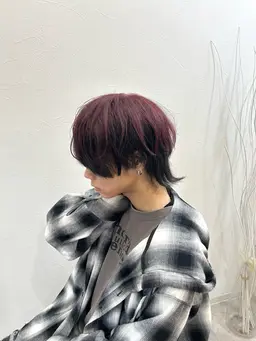 🦁イメチェンコース☆【メンズ限定】ブリーチonカラー＋デザインカット￥12000