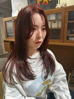 カット＋ブリーチなしダブルカラー＋5stepトリートメント